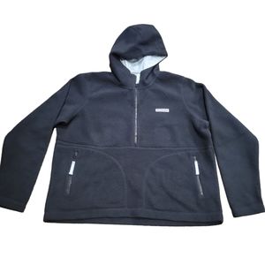 Columbia Northern Reach Sherpa Anorak Women's Black Pullover sz XL NWOT